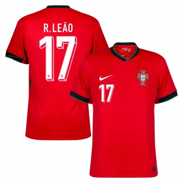 Camisolas Portugal Rafael Leão 17 Equipamento Principal Euro 2024