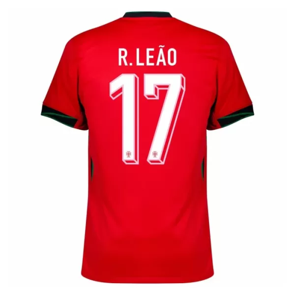 Camisolas Portugal Rafael Leão 17 Equipamento Principal Euro 2024