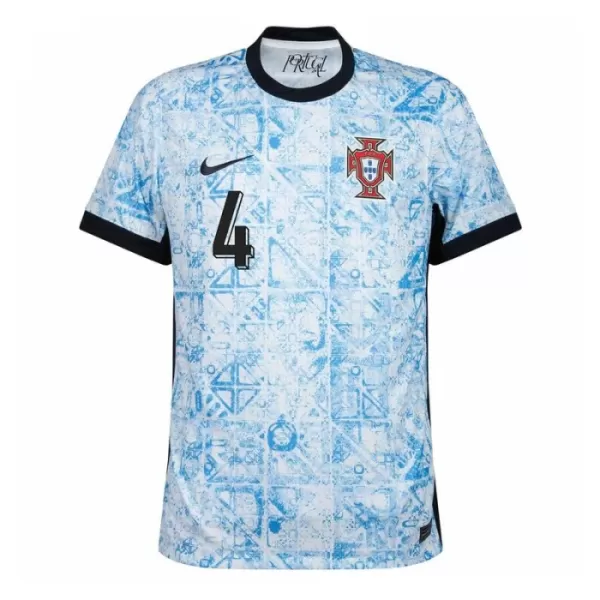 Camisolas Portugal Rúben Dias 4 Equipamento Alternativo Euro 2024