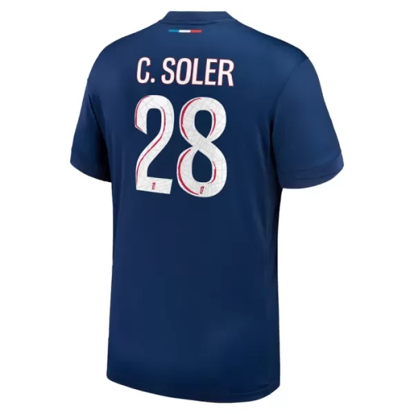 Camisolas Paris Saint-Germain Carlos Soler 28 Equipamento Principal 24/25