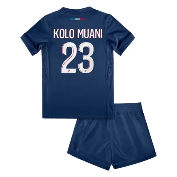 Camisolas Paris Saint-Germain Kolo Muani 23 Criança Equipamento Principal 24/25