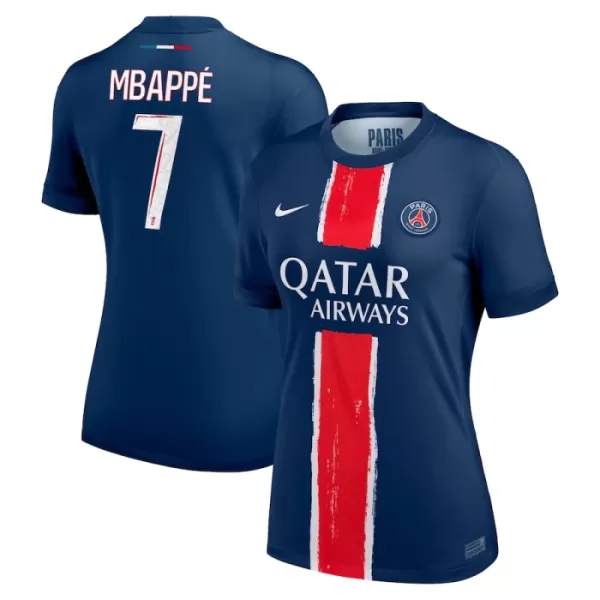 Camisolas Paris Saint-Germain Kylian Mbappé 7 Mulher Equipamento Principal 24/25