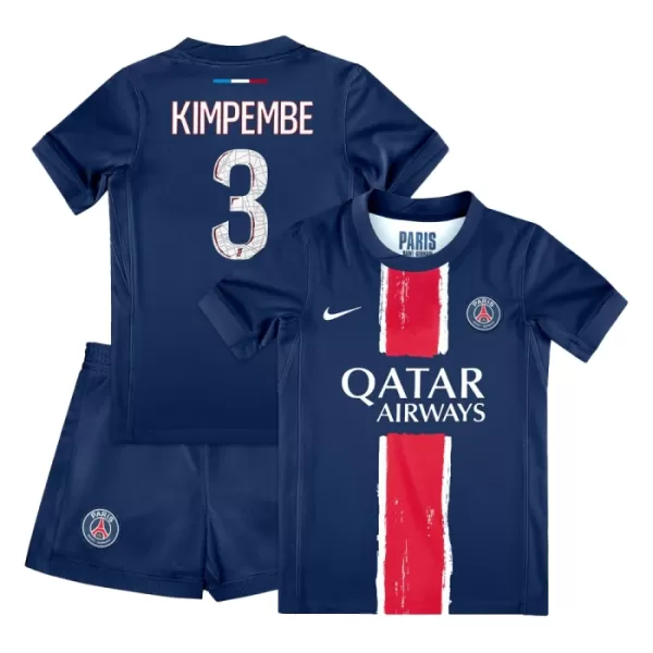 Camisolas Paris Saint-Germain Presnel Kimpembe 3 Criança Equipamento Principal 24/25