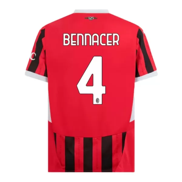 Camisolas AC Milan Bennacer 4 Criança Equipamento Principal 24/25