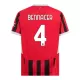 Camisolas AC Milan Bennacer 4 Equipamento Principal 24/25