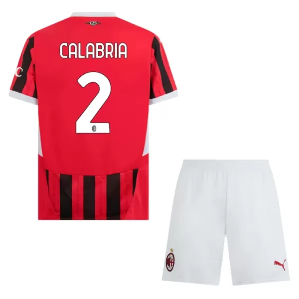 Camisolas AC Milan Calabria 2 Criança Equipamento Principal 24/25