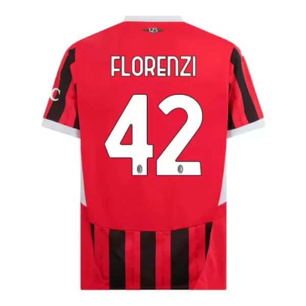 Camisolas AC Milan Florenzi 42 Equipamento Principal 24/25