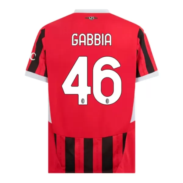 Camisolas AC Milan Gabbia 46 Equipamento Principal 24/25