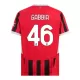 Camisolas AC Milan Gabbia 46 Equipamento Principal 24/25