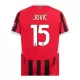 Camisolas AC Milan Jovic 15 Criança Equipamento Principal 24/25