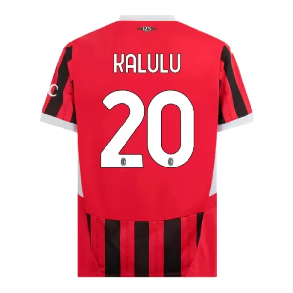 Camisolas AC Milan Kalulu 20 Equipamento Principal 24/25