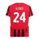 Camisolas AC Milan Kjaer 24 Equipamento Principal 24/25