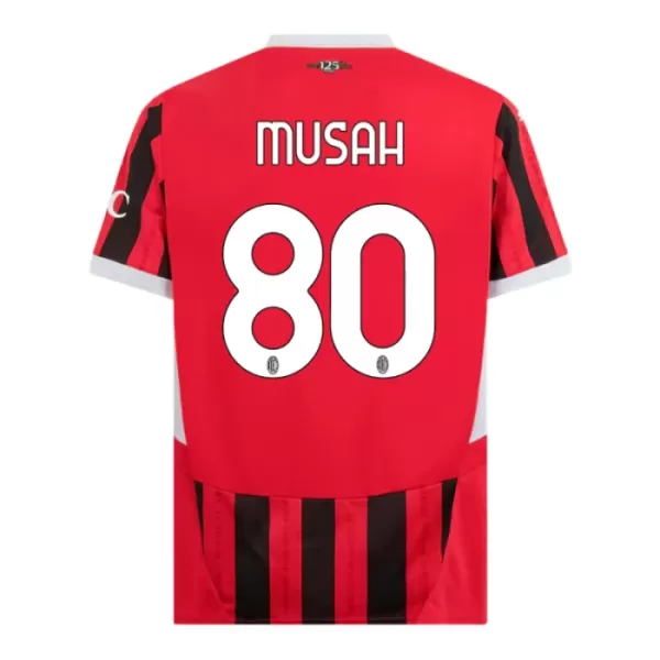 Camisolas AC Milan Musah 80 Equipamento Principal 24/25