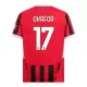 Camisolas AC Milan Okafor 17 Criança Equipamento Principal 24/25