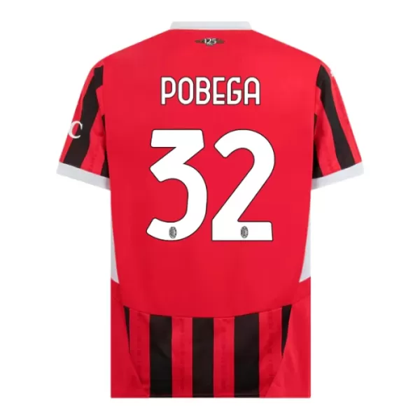 Camisolas AC Milan Pobega 32 Equipamento Principal 24/25