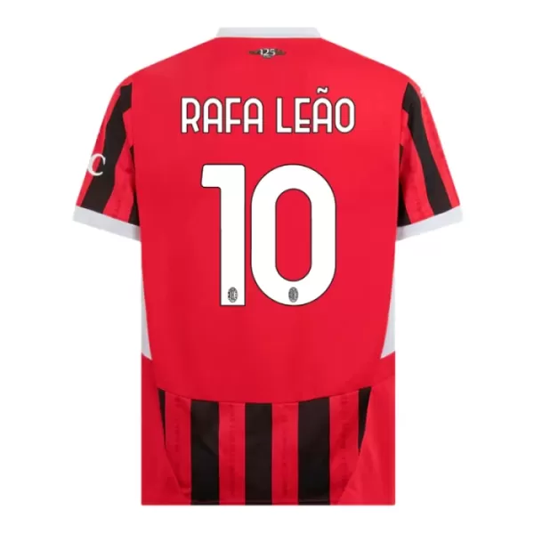 Camisolas AC Milan Rafael Leão 10 Criança Equipamento Principal 24/25