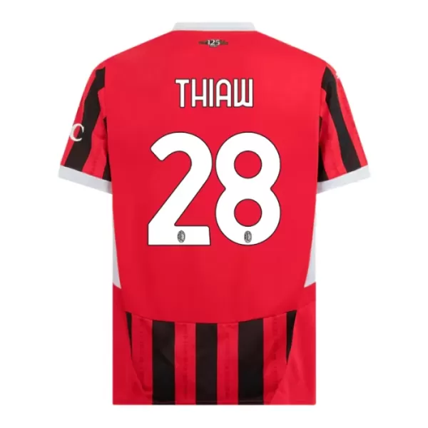 Camisolas AC Milan Thiaw 28 Equipamento Principal 24/25