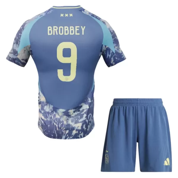 Camisolas Ajax Amsterdam Brian Brobbey 9 Criança Equipamento Alternativo 24/25