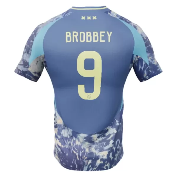 Camisolas Ajax Amsterdam Brian Brobbey 9 Criança Equipamento Alternativo 24/25