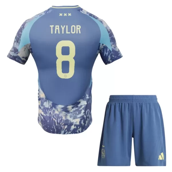 Camisolas Ajax Amsterdam Kenneth Taylor 8 Criança Equipamento Alternativo 24/25