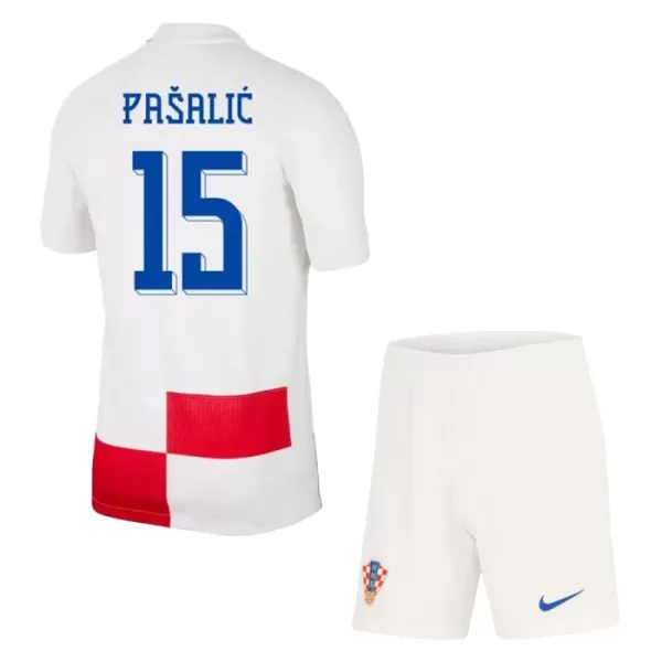 Camisolas Croácia Pasalic 15 Criança Equipamento Principal Euro 2024