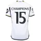 Camisolas Real Madrid CHAMPIONS 15 Equipamento Principal 23/24