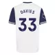 Camisolas Tottenham Hotspur Alphonso Davies 33 Criança Equipamento Principal 24/25