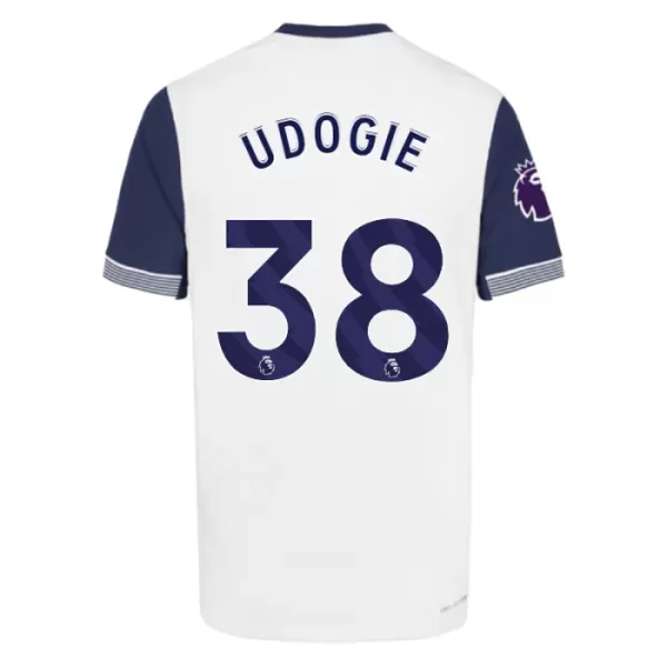 Camisolas Tottenham Hotspur Udogie 38 Criança Equipamento Principal 24/25