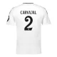 Camisolas Real Madrid Carvajal 2 Criança Equipamento Principal 24/25