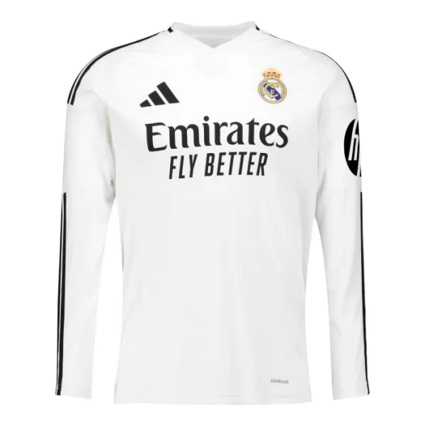 Camisolas Real Madrid Criança Equipamento Principal 24/25 Manga Comprida