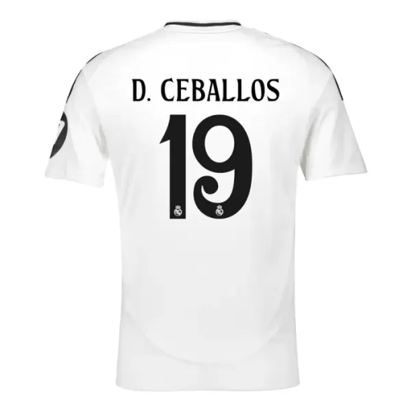 Camisolas Real Madrid D. Ceballos 19 Equipamento Principal 24/25