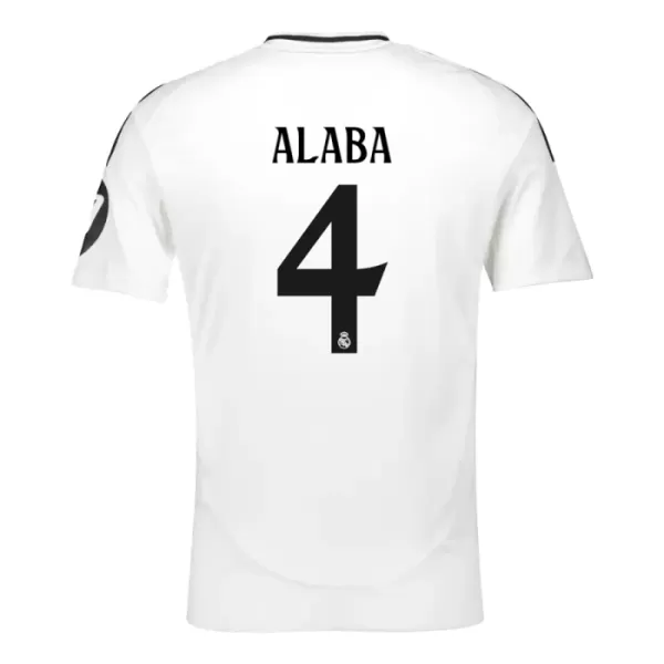 Camisolas Real Madrid David Alaba 4 Criança Equipamento Principal 24/25