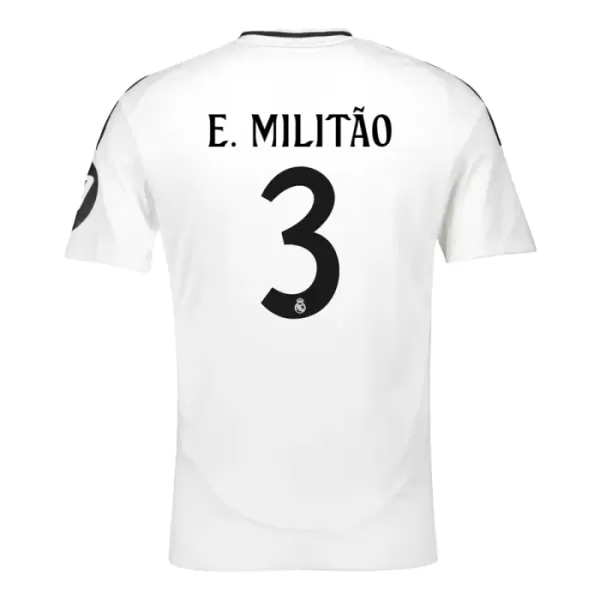 Camisolas Real Madrid Éder Militão 3 Equipamento Principal 24/25