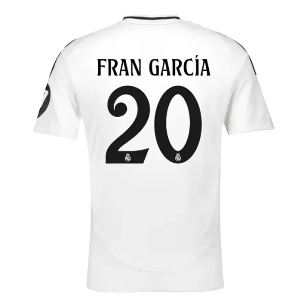 Camisolas Real Madrid Fran Garcia 20 Equipamento Principal 24/25