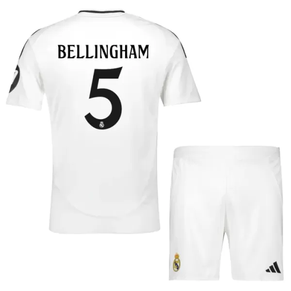 Camisolas Real Madrid Jude Bellingham 5 Criança Equipamento Principal 24/25