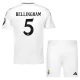 Camisolas Real Madrid Jude Bellingham 5 Criança Equipamento Principal 24/25