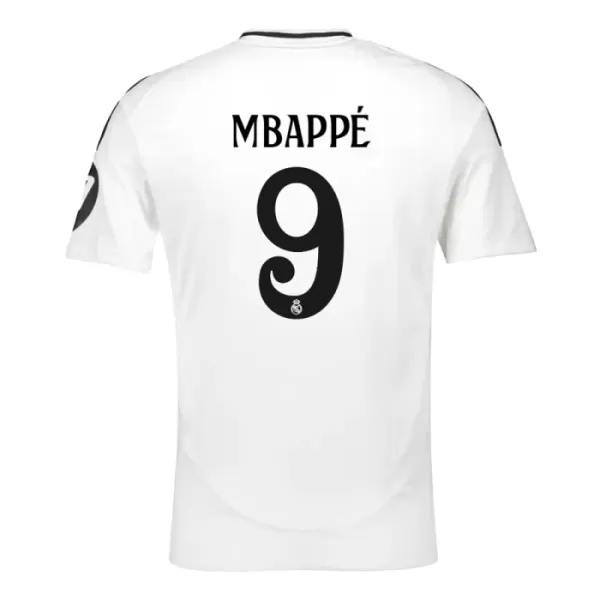 Camisolas Real Madrid Kylian Mbappé 9 Criança Equipamento Principal 24/25