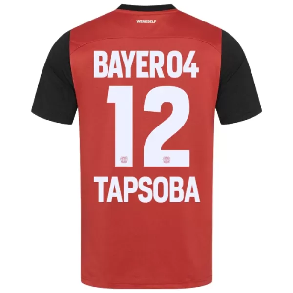 Camisolas Bayer 04 Leverkusen Edmond Tapsoba 12 Equipamento Principal 24/25