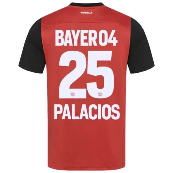 Camisolas Bayer 04 Leverkusen Exequiel Palacios 25 Criança Equipamento Principal 24/25