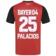 Camisolas Bayer 04 Leverkusen Exequiel Palacios 25 Criança Equipamento Principal 24/25