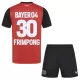 Camisolas Bayer 04 Leverkusen Jeremie Frimpong 30 Criança Equipamento Principal 24/25