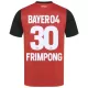 Camisolas Bayer 04 Leverkusen Jeremie Frimpong 30 Equipamento Principal 24/25