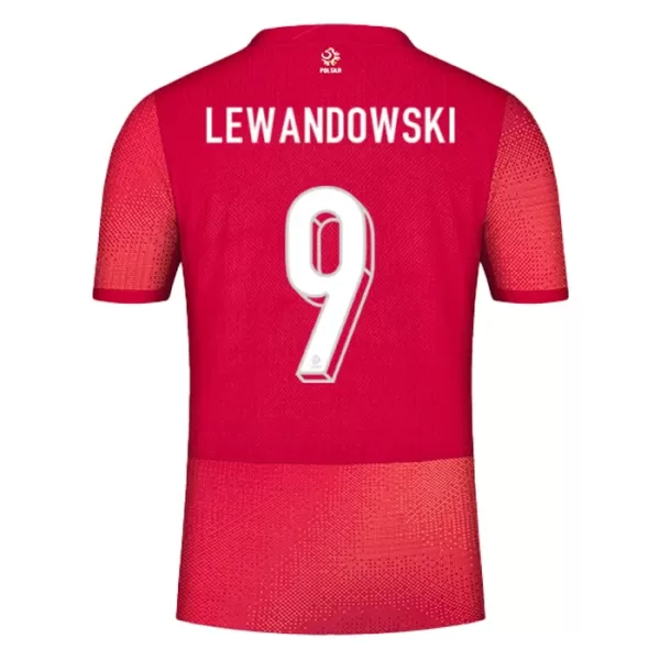 Camisolas Polônia Robert Lewandowski 9 Equipamento Alternativo Euro 2024