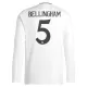 Camisolas Real Madrid Jude Bellingham 5 Equipamento Principal 24/25 Manga Comprida