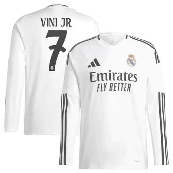 Camisolas Real Madrid Vinicius Junior 7 Equipamento Principal 24/25 Manga Comprida