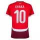 Camisolas Suíça Xhaka 10 Equipamento Principal Euro 2024