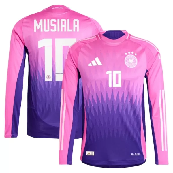 Camisolas Alemanha Jamal Musiala 10 Equipamento Alternativo Euro 2024 Manga Comprida