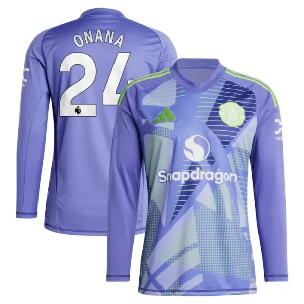 Camisolas Guarda Redes Manchester United Onana 24 Equipamento Principal 24/25 Manga Comprida