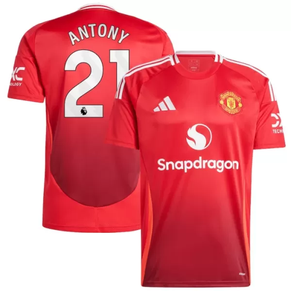 Camisolas Manchester United Antony Santos 21 Equipamento Principal 24/25