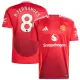 Camisolas Manchester United Bruno Fernandes 8 Equipamento Principal 24/25